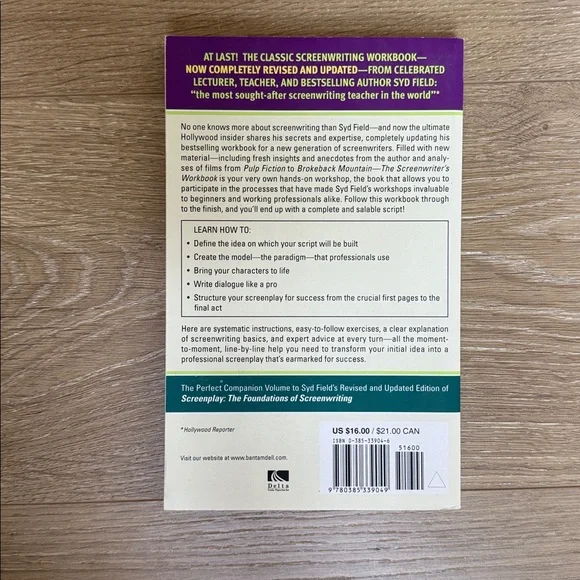 The Screenwriter's Workbook by Syd‎ Field - Picture 3 of 4